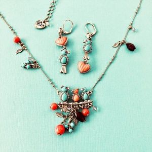 Betsey Johnson ‘Betsey Delicates' Birds Jewelry Set  HTF